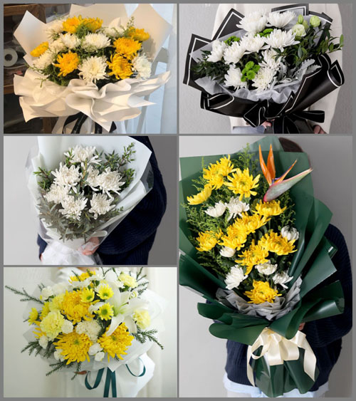 广东梅州市五华县长布镇梅塘村白事花束代送
